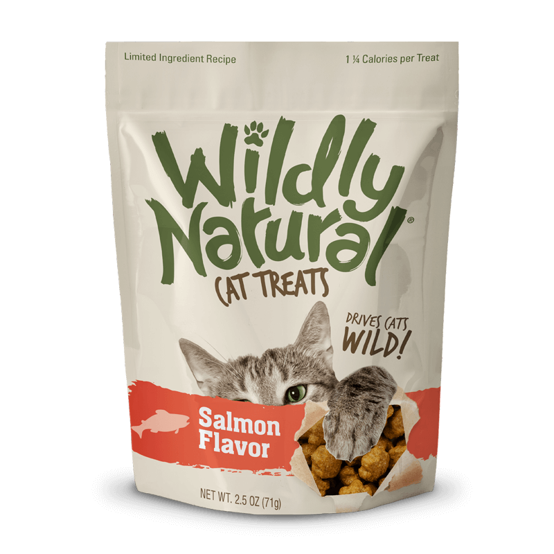 FRUITABLES Wildly Natural Cat Treats – Salmon Flavor (71g)