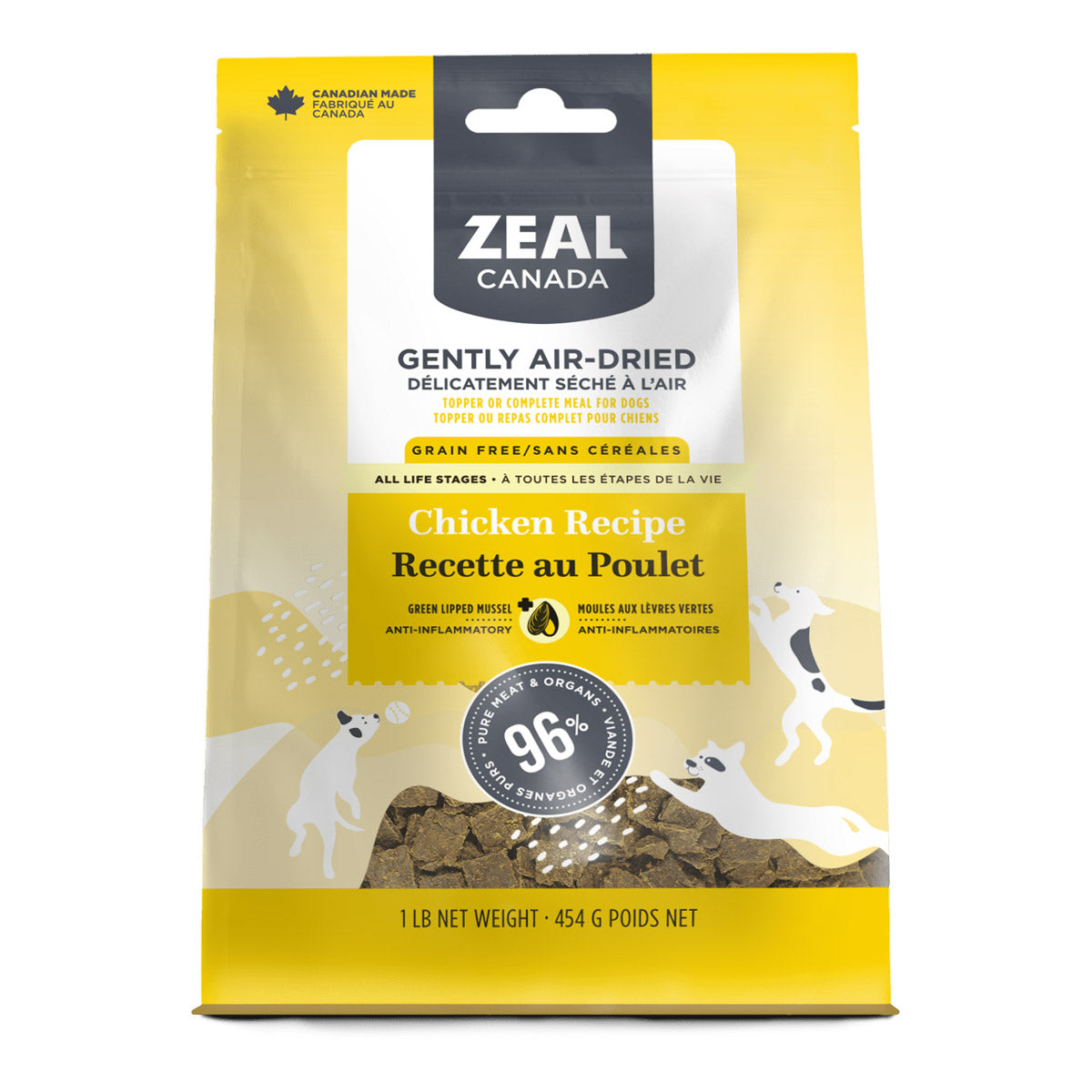 ZEAL CANADA Gently Air Dried Chicken for Dogs (1kg)