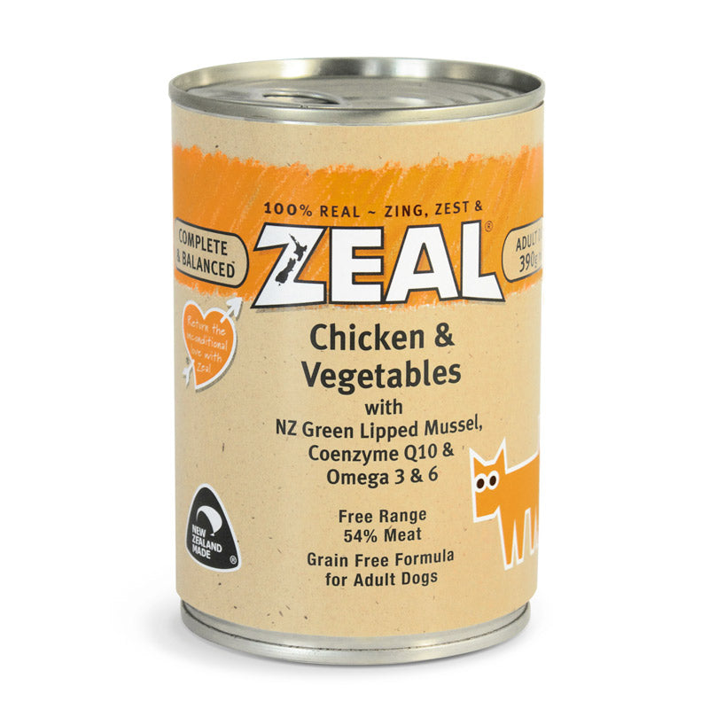 ZEAL Chicken & Vegetables 390gr