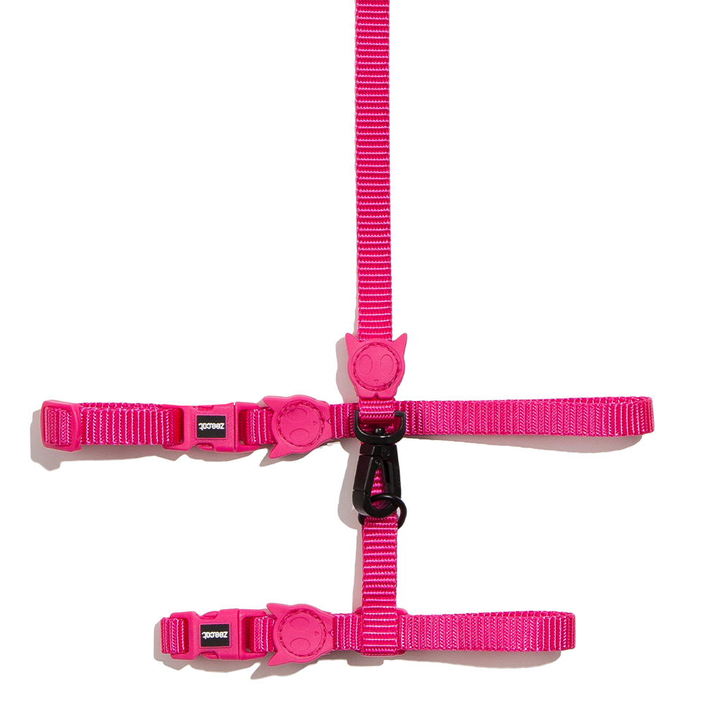 ZEE.CAT Pink Cat Harness & Leash Set