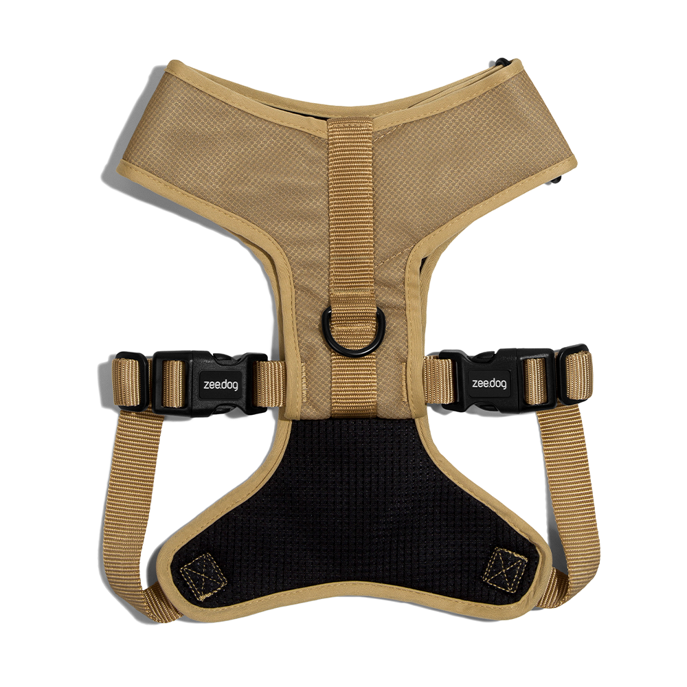 ZEE.DOG Sand Brown Adjustable Air Mesh Harness