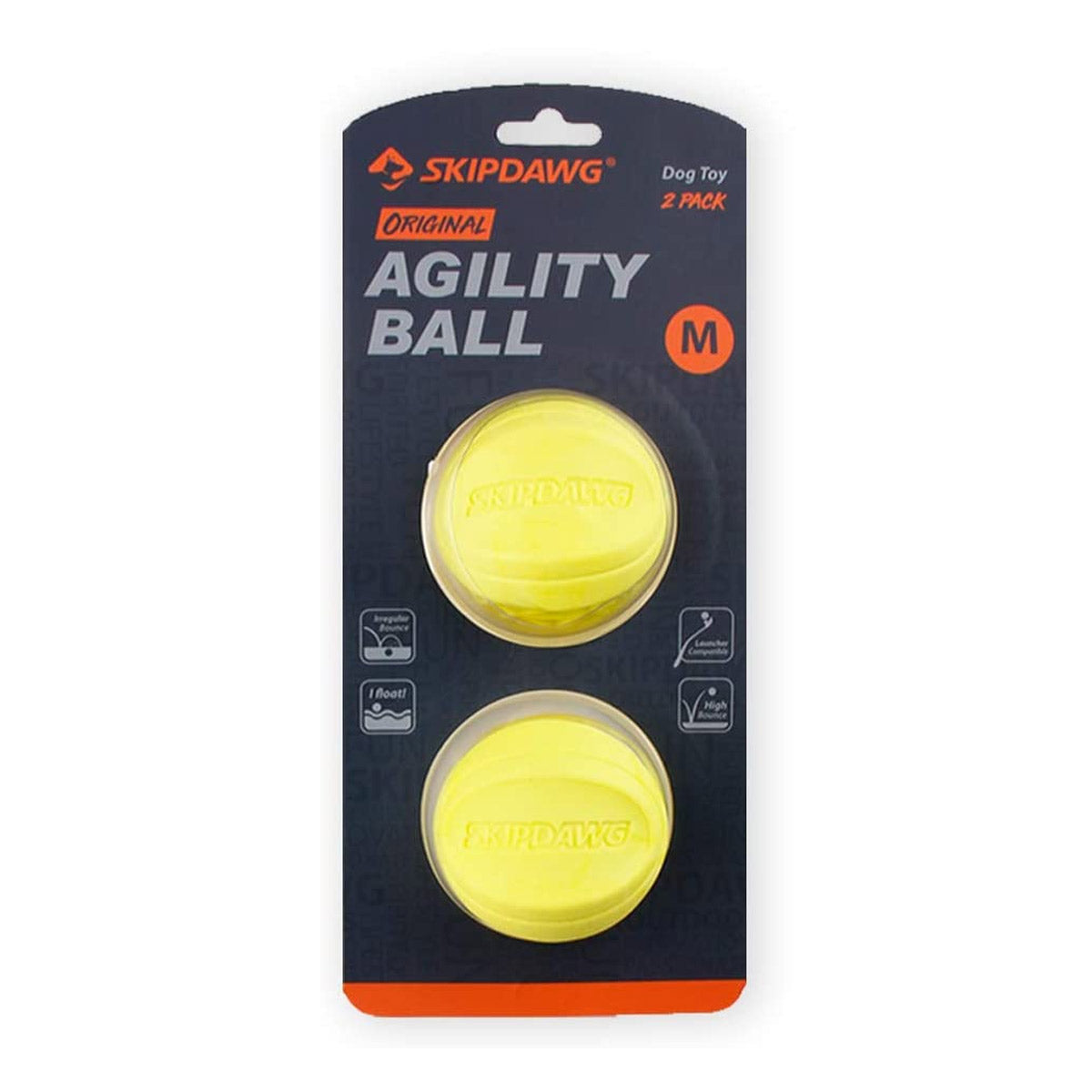 SKIPDAWG Agility Ball Medium (Pack of 2)