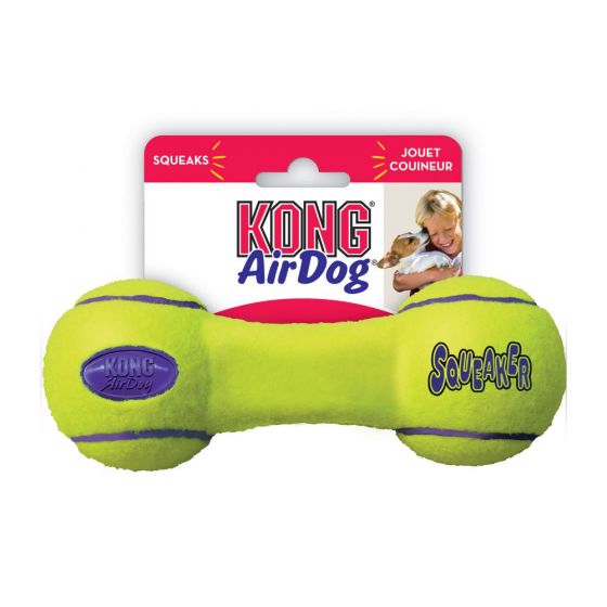 KONG Dog Toy AirDog Squeaker Dumbbell (Small)
