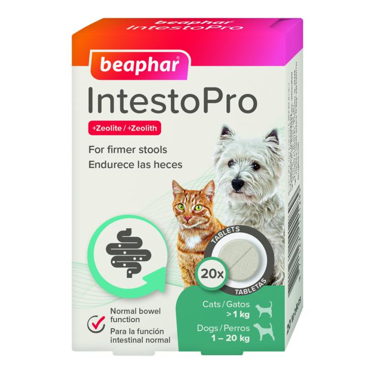 BEAPHAR Intestopro Tablets Small Dog & Cat (20tabs)