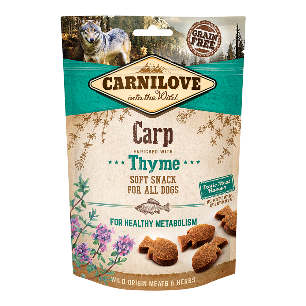 CARNILOVE Carp & Thyme Soft Snack (200gr)