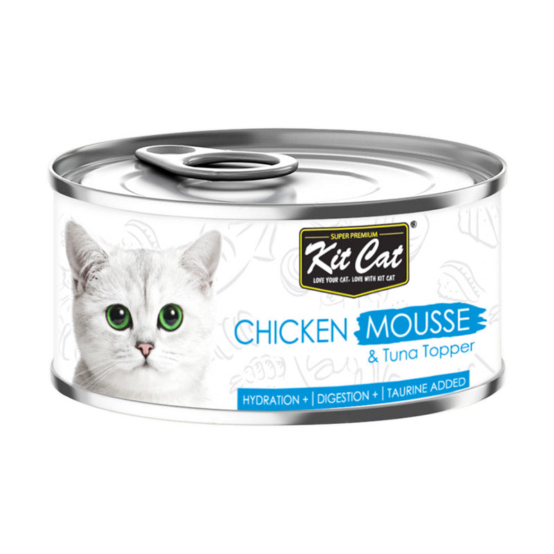 KIT CAT Chicken Mousse with Tuna Topper 80gr