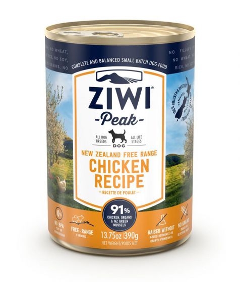 ZIWI PEAK Dog Canned Wet Food Various Flavours (390gr)