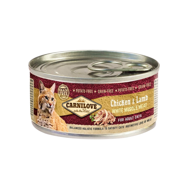 CARNILOVE Chicken & Lamb For Adult Cats (12 Cans)