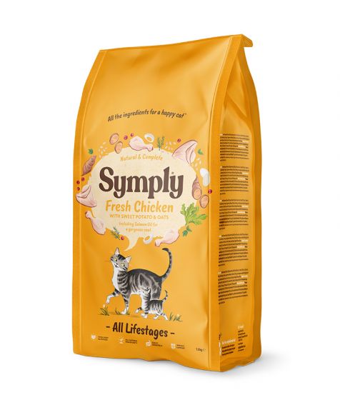 SYMPLY Dry Cat Food Chicken All Life Stages