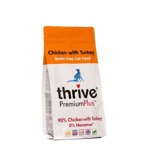 THRIVE Cat Chicken with Turkey Dry Food (1.5kgs)