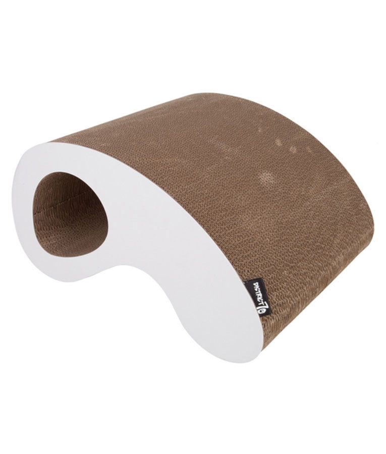 DISTRICT 70 Rocking Cardboard Cat Scratcher (White)