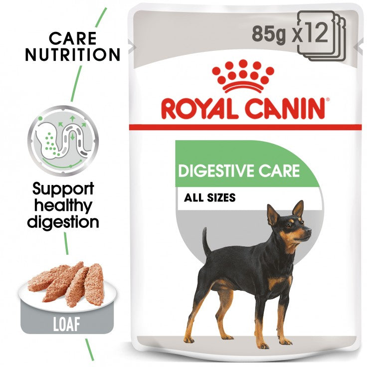 ROYAL CANIN Digestive Care All Sizes Wet Food (12 Pouches)