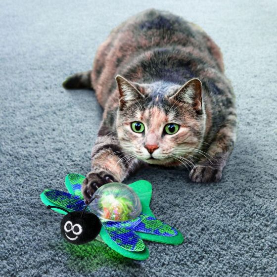 KONG Bat-A-Bout Flicker Firefly Cat Toy
