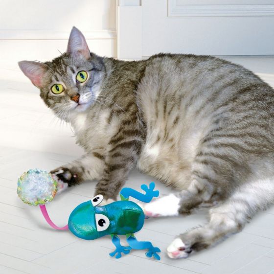 KONG Flingaroo Frog Cat Toy