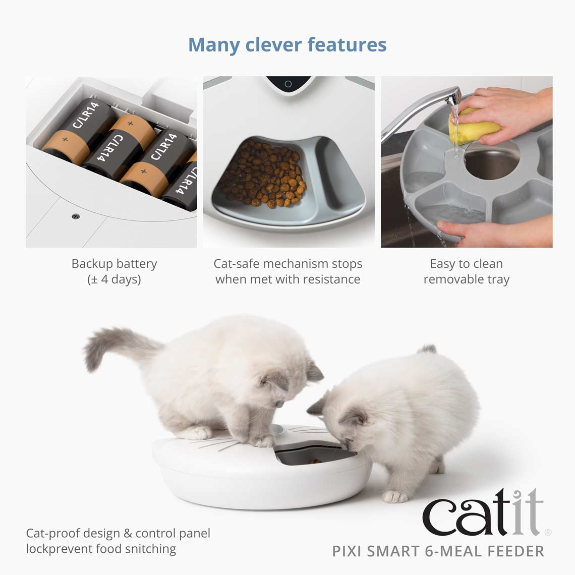 CATIT Pixi Smart 6-Meal Feeder