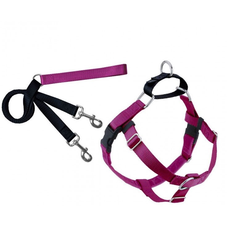 2 HOUNDS DESIGN Freedom No-Pull Harness (Raspberry)