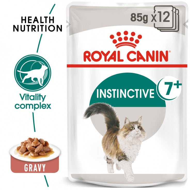 ROYAL CANIN Instinctive 7+ Wet Food Gravy (12 Pouches)