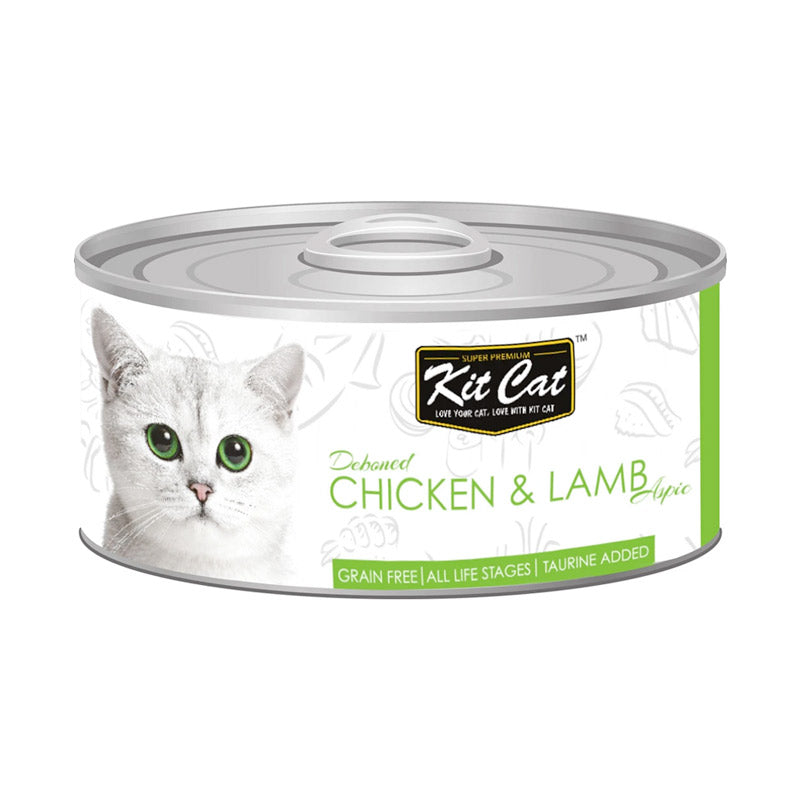 KIT CAT Canned Wet Food Chicken Range 80gr (Various Flavors)