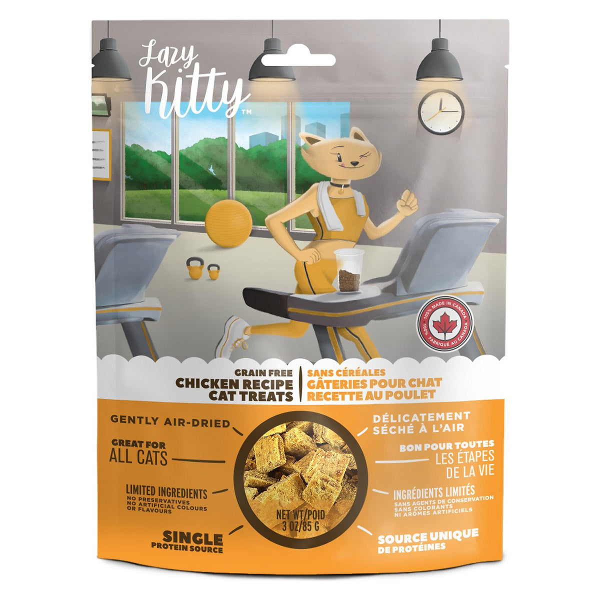 LAZY KITTY Air-Dried Grain Free Treats (Various Flavours 85gr)