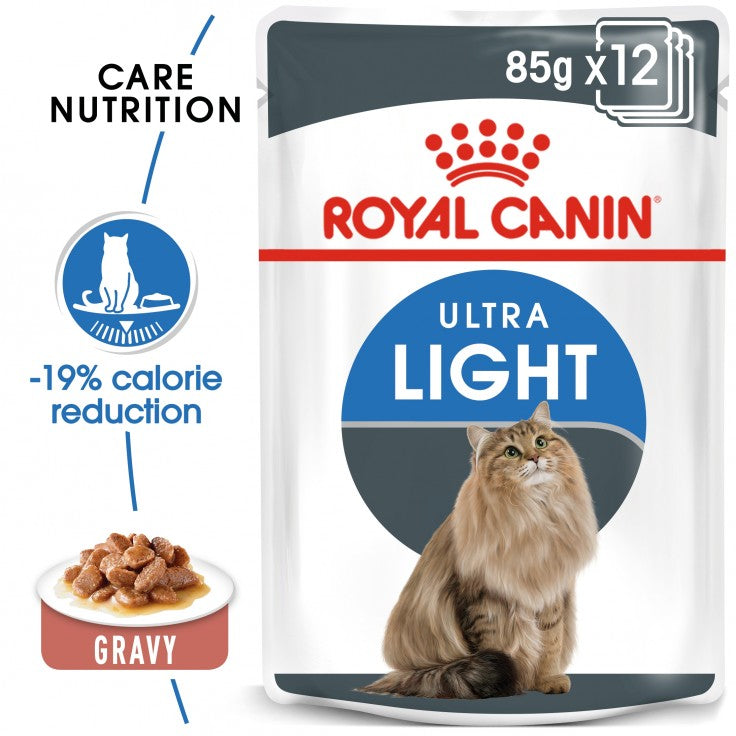 ROYAL CANIN Light Weight Wet Food Gravy (12 Pouches)