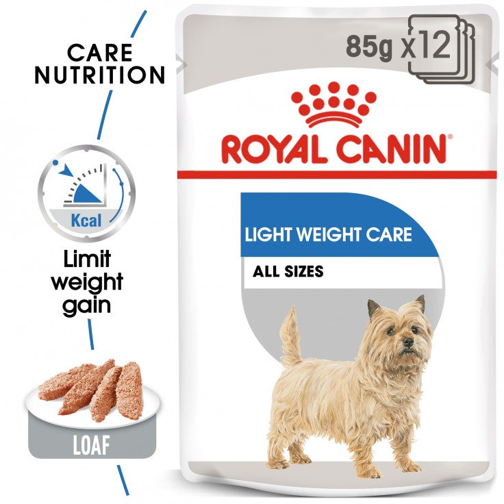 ROYAL CANIN Light Weight Care All Sizes Wet Food (12 Pouches)