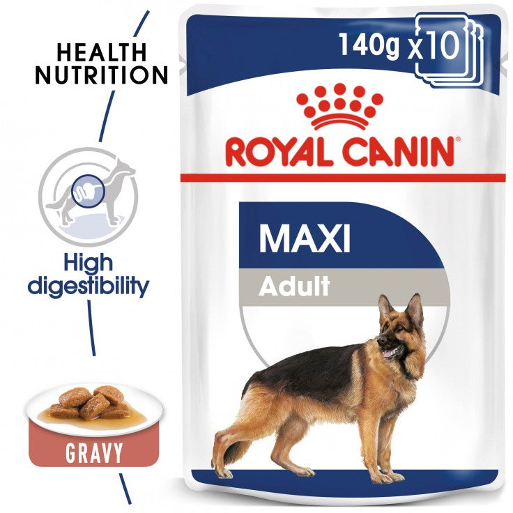 ROYAL CANIN Adult Maxi Wet Food (10 Pouches)