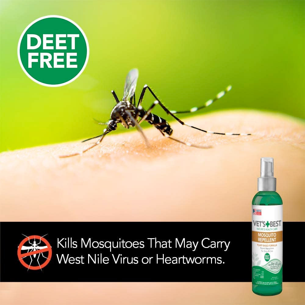 VET'S BEST Mosquito Repellent for Dogs and Cat