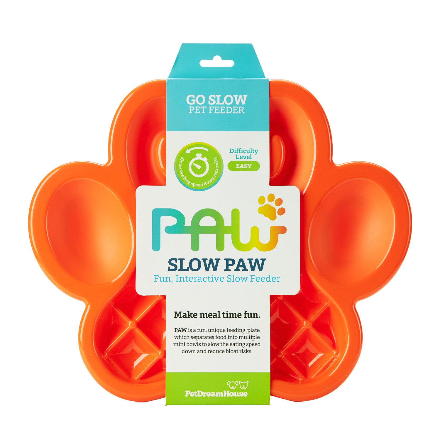 PETDREAMHOUSE Paw Slow Feeder (Various Colors)