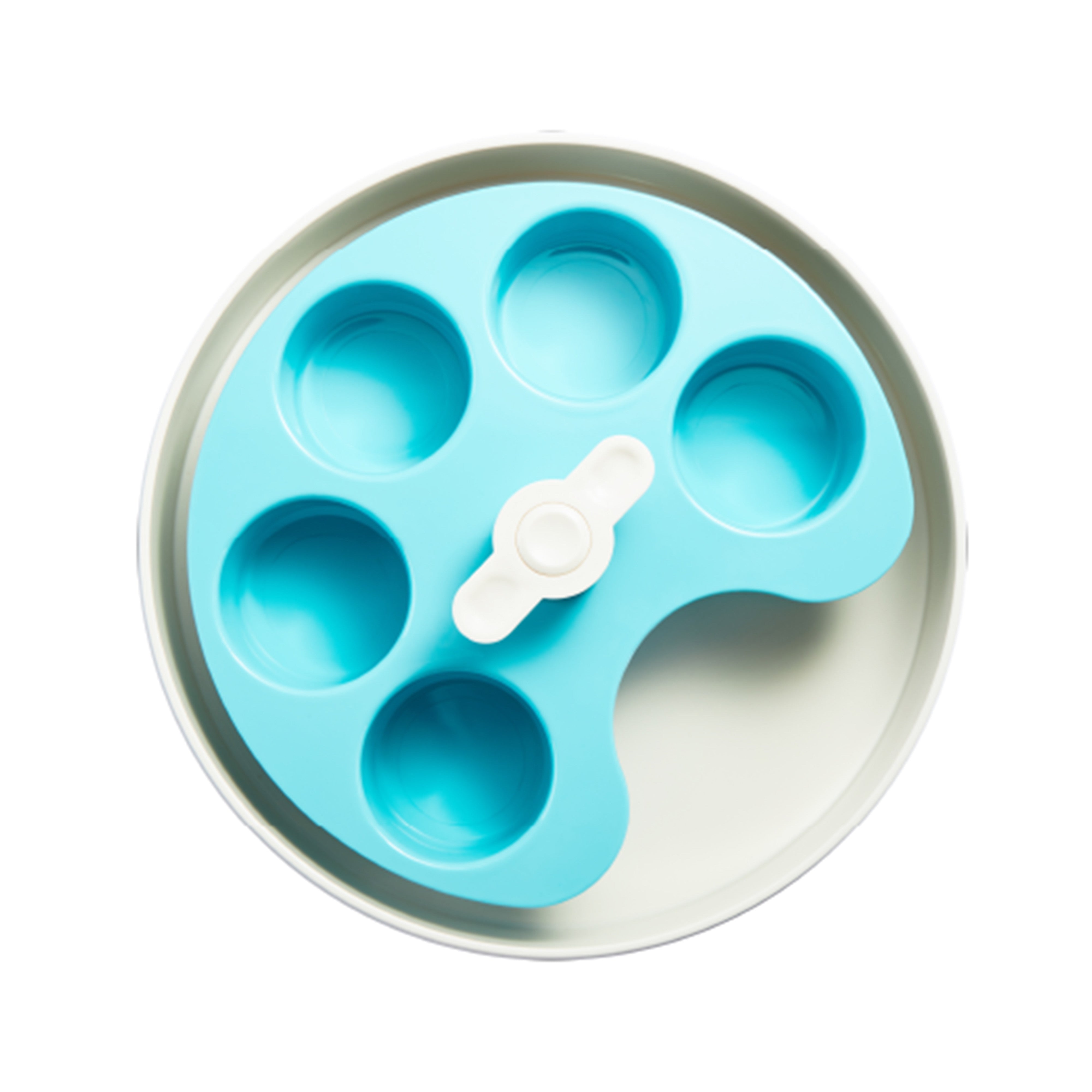 PETDREAMHOUSE Spin Interactive Feeder Palette Blue