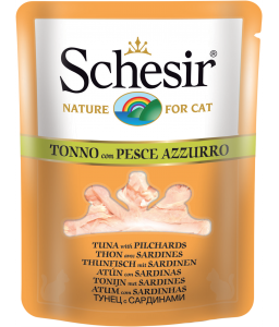 SCHESIR Tuna in Jelly  Wet Cat Food (85gr Pouches)