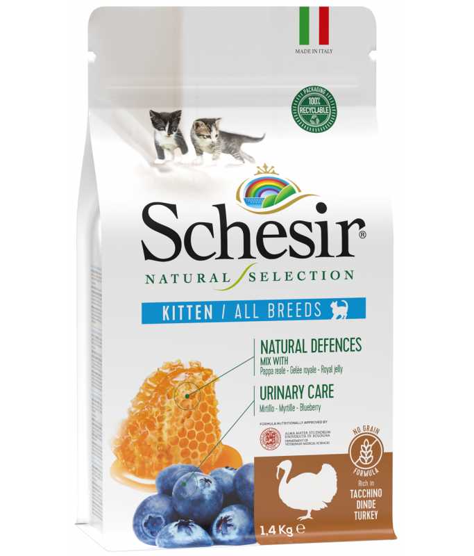 SCHESIR Natural Selection Kitten Dry Food Turkey