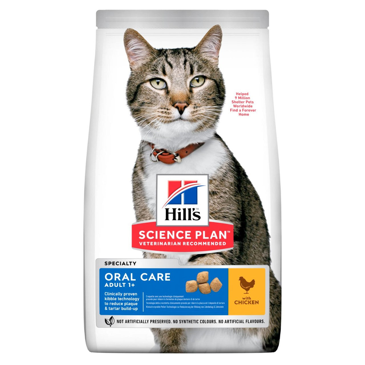 HILL'S Science Plan Adult Cat Oral Care Dry Food With Chicken (1.5kgs)