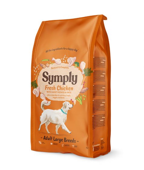SYMPLY Dry Dog Food Adult Fresh Chicken Large Breeds