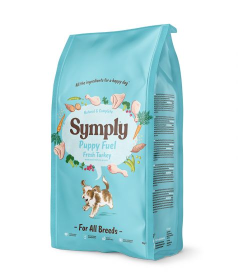 SYMPLY Dry Dog Food Puppy Fuel Fresh Turkey All Breeds