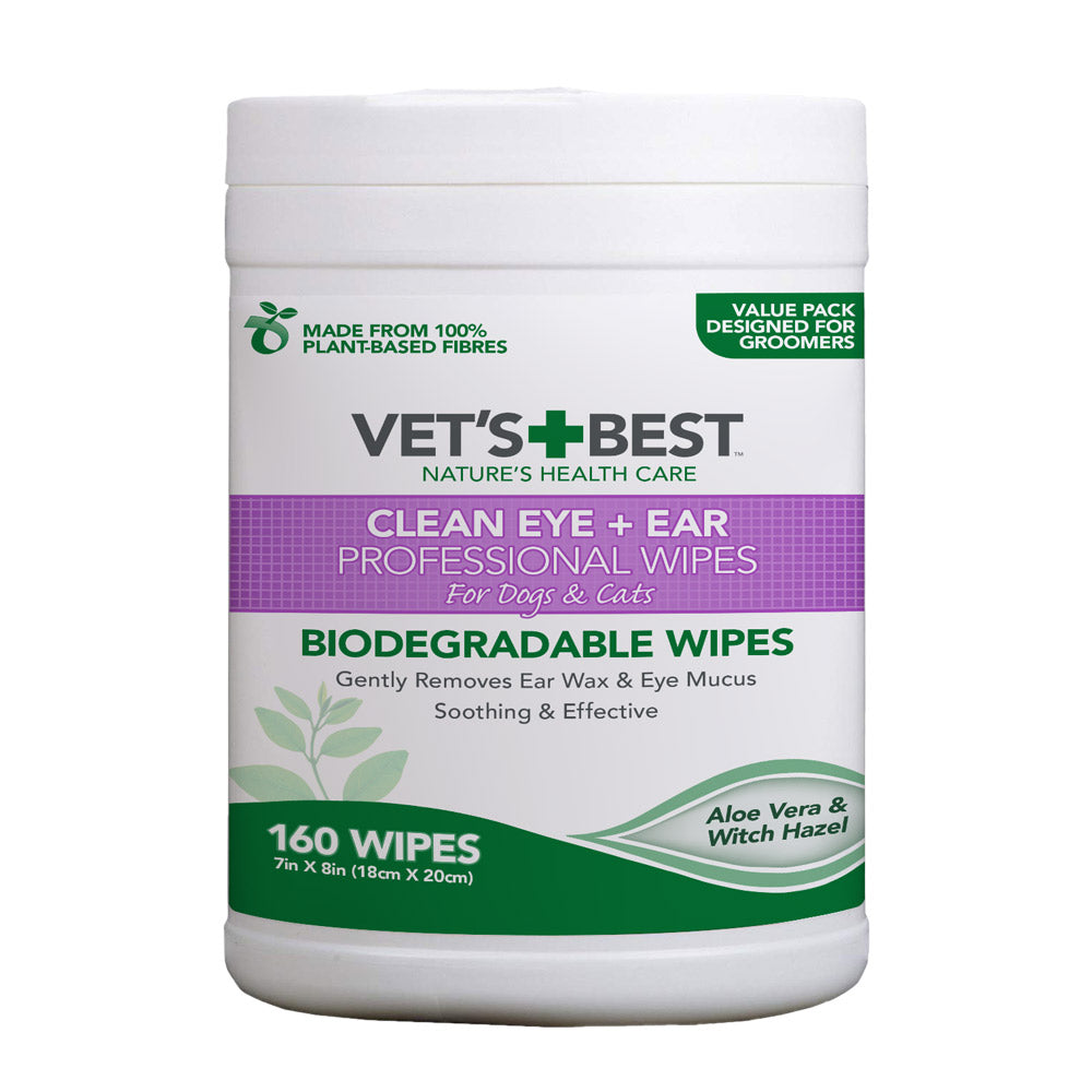 VET'S BEST Ear & Eye Wipes (160pack)